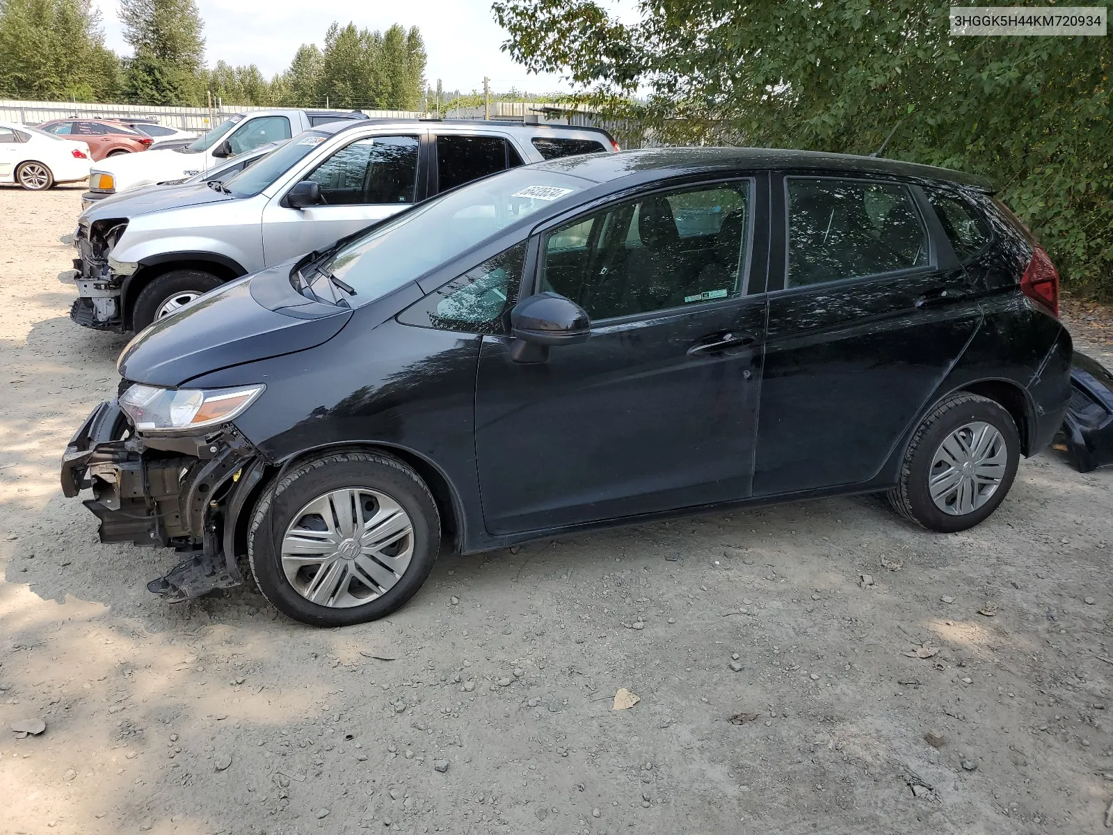 2019 Honda Fit Lx VIN: 3HGGK5H44KM720934 Lot: 66435634