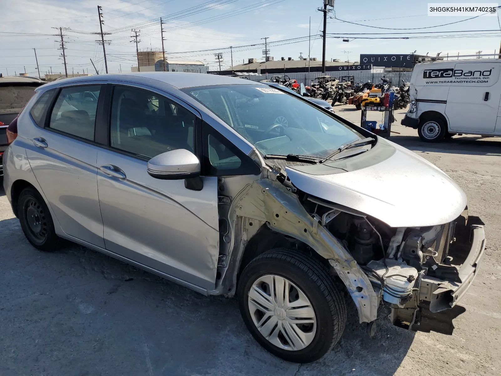 2019 Honda Fit Lx VIN: 3HGGK5H41KM740235 Lot: 66776884