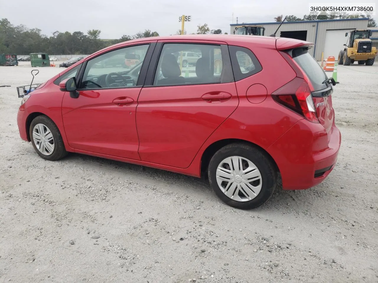 3HGGK5H4XKM738600 2019 Honda Fit Lx