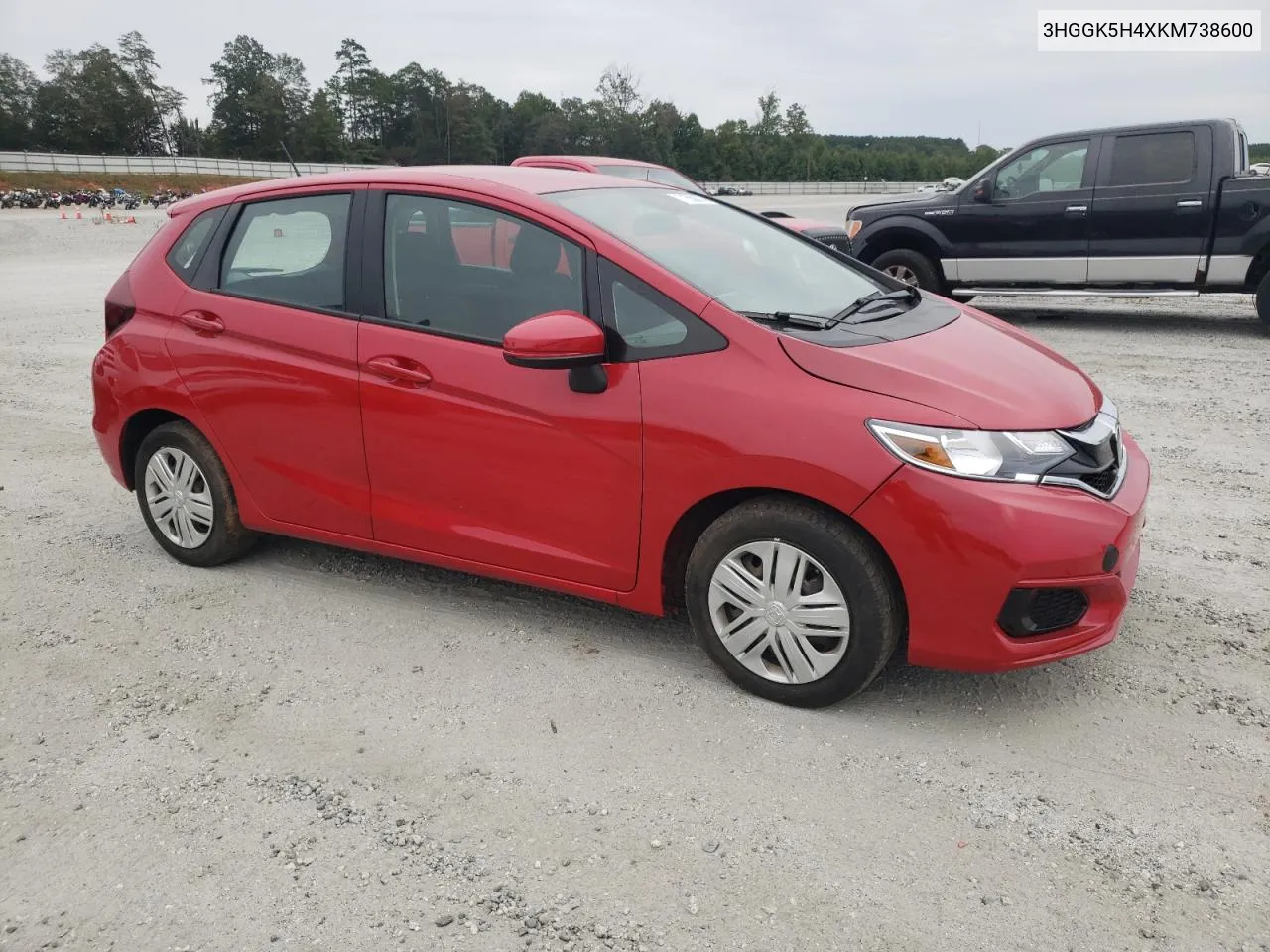 3HGGK5H4XKM738600 2019 Honda Fit Lx