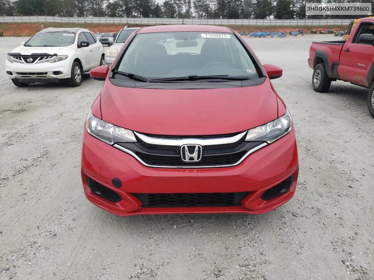 2019 Honda Fit Lx VIN: 3HGGK5H4XKM738600 Lot: 71550874