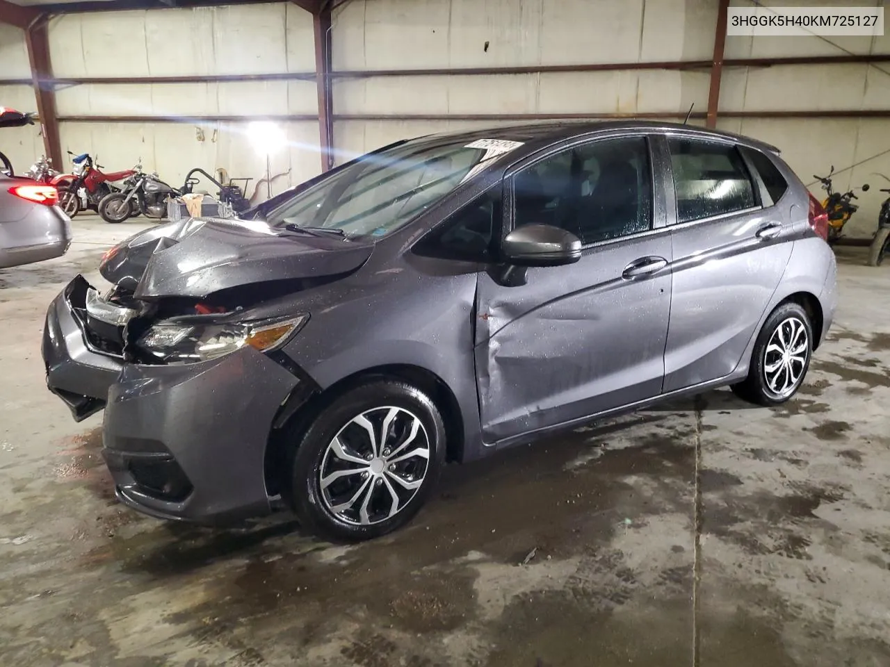 3HGGK5H40KM725127 2019 Honda Fit Lx