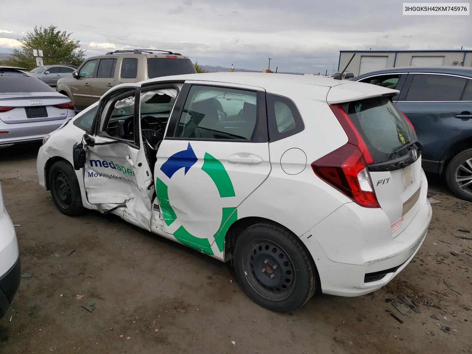 3HGGK5H42KM745976 2019 Honda Fit Lx