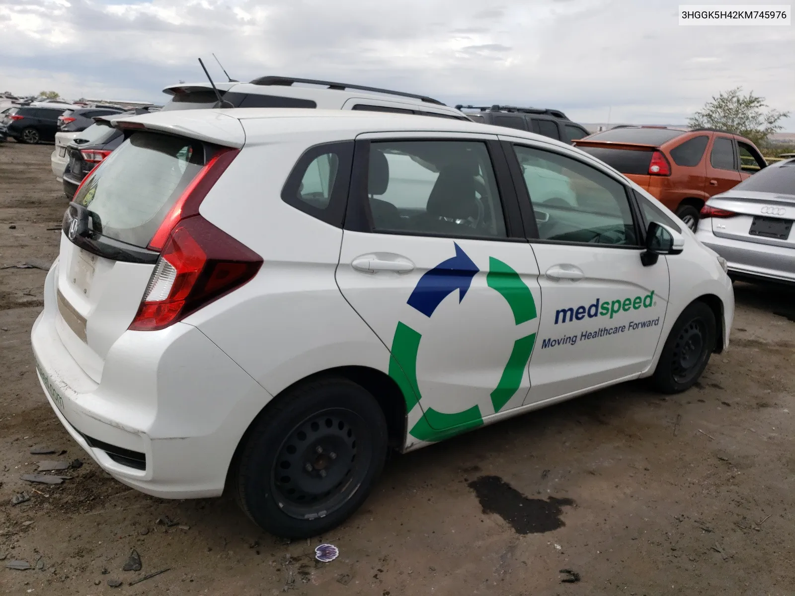 3HGGK5H42KM745976 2019 Honda Fit Lx