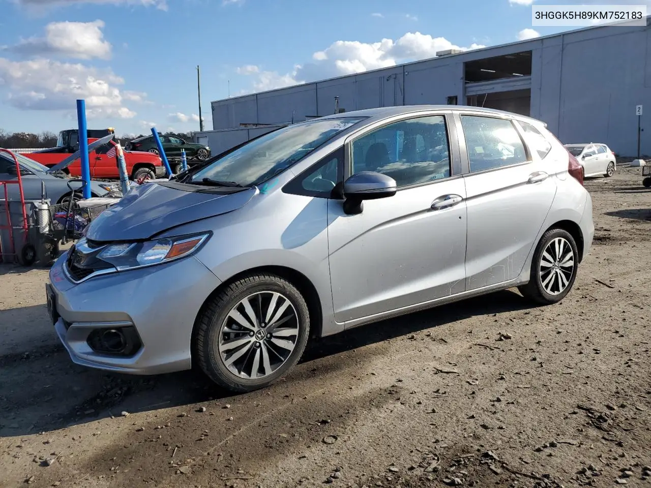 3HGGK5H89KM752183 2019 Honda Fit Ex