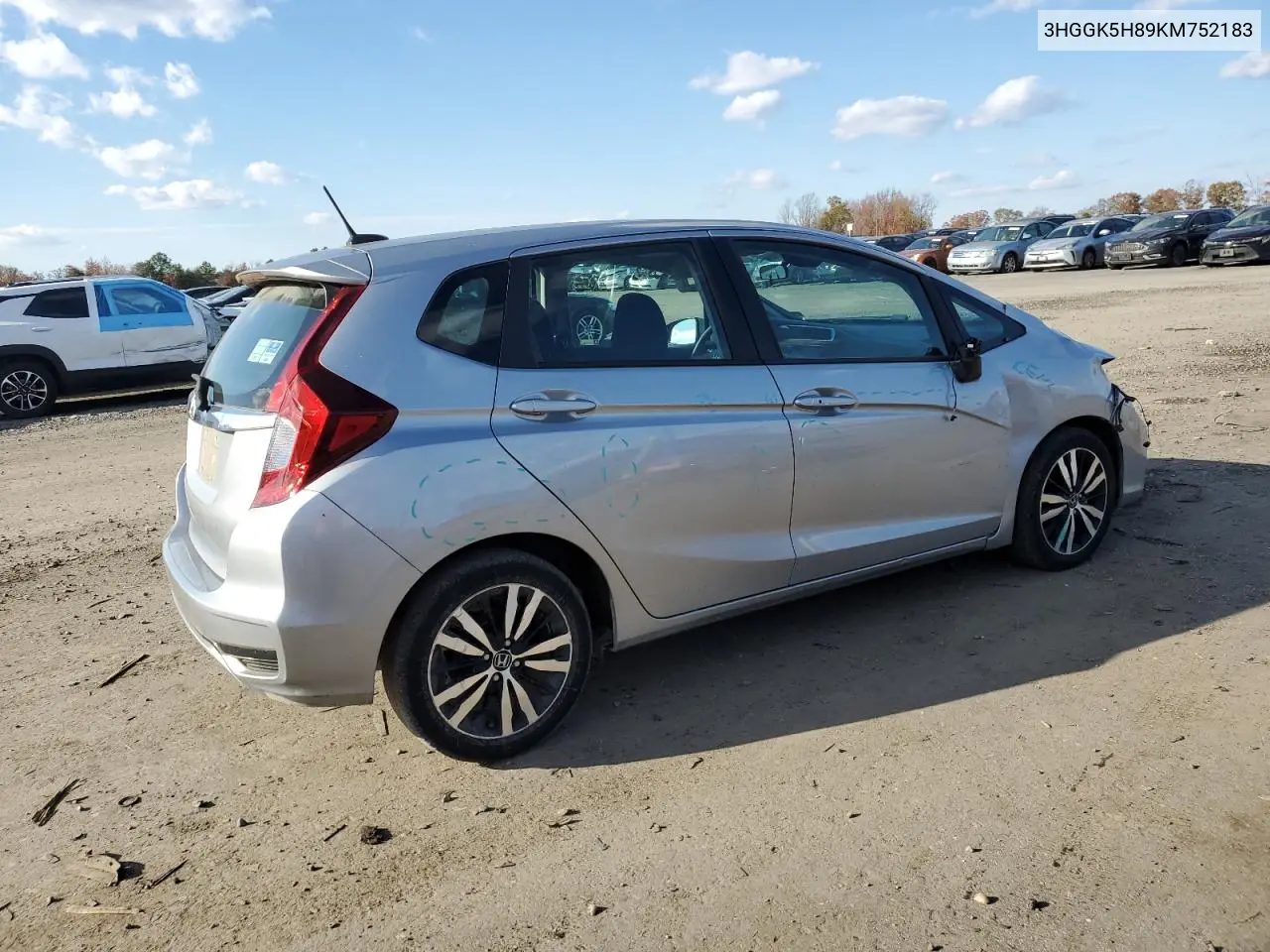 3HGGK5H89KM752183 2019 Honda Fit Ex