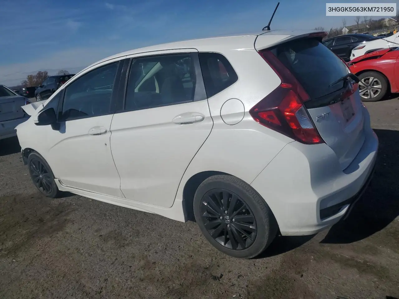 3HGGK5G63KM721950 2019 Honda Fit Sport