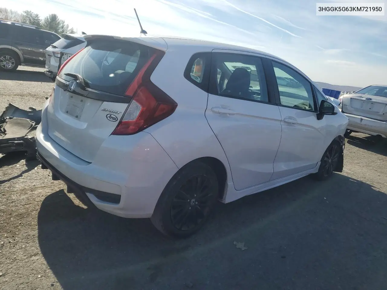 3HGGK5G63KM721950 2019 Honda Fit Sport