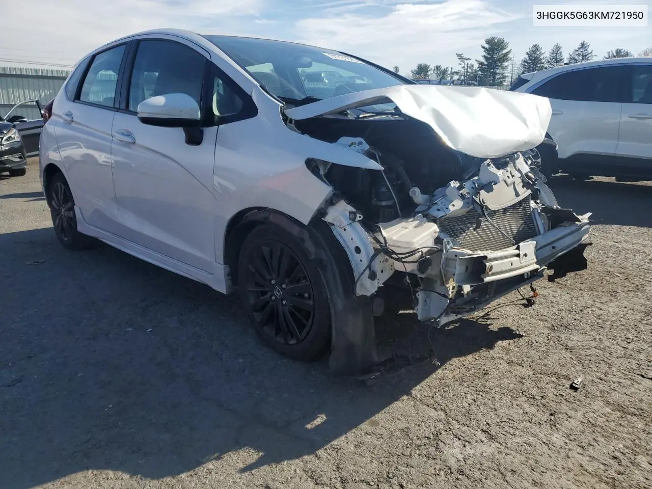 3HGGK5G63KM721950 2019 Honda Fit Sport