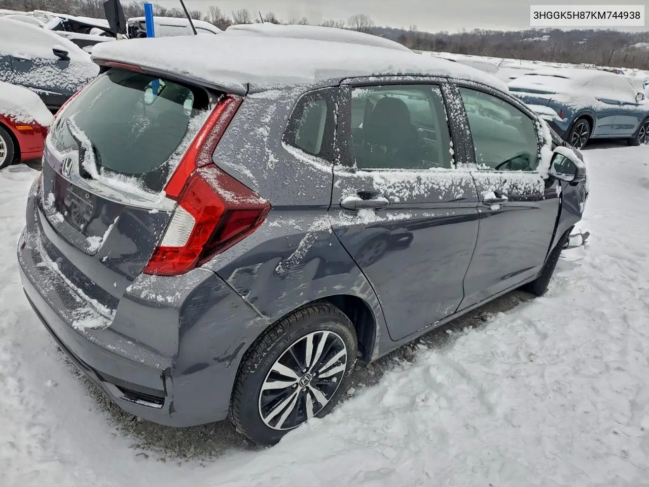 3HGGK5H87KM744938 2019 Honda Fit Ex