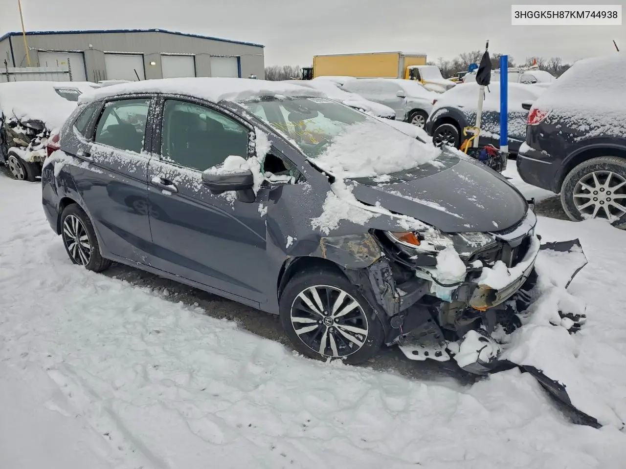 3HGGK5H87KM744938 2019 Honda Fit Ex