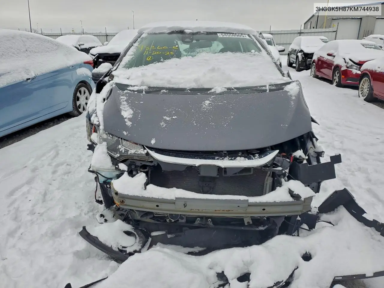 3HGGK5H87KM744938 2019 Honda Fit Ex