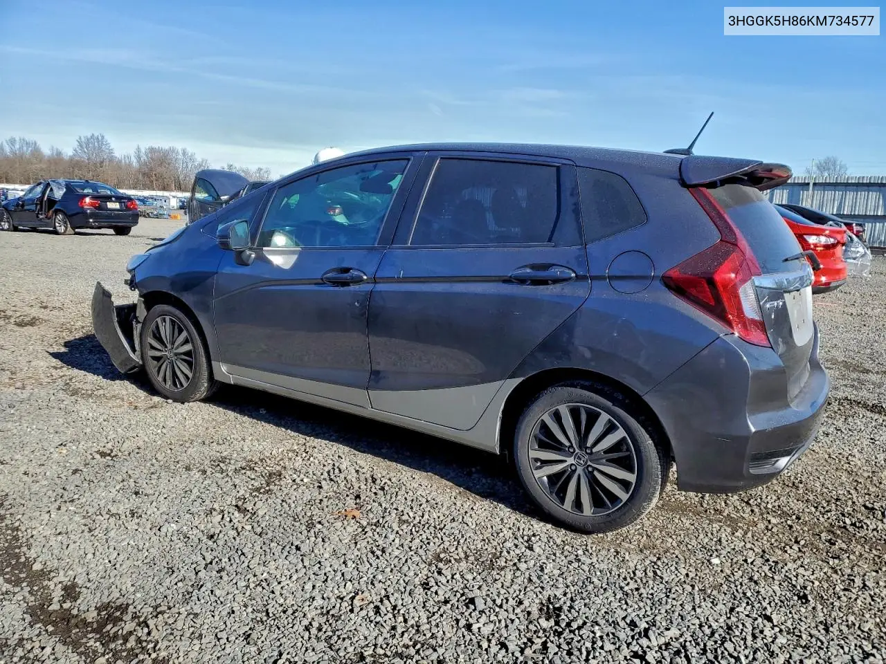 3HGGK5H86KM734577 2019 Honda Fit Ex