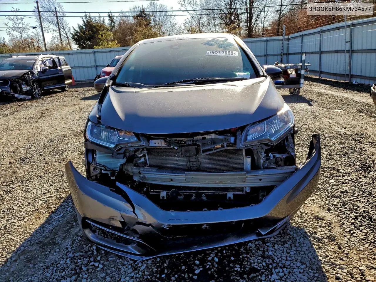 3HGGK5H86KM734577 2019 Honda Fit Ex