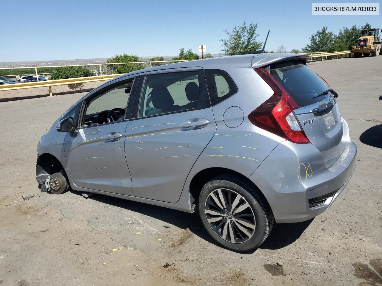 2020 Honda Fit Ex VIN: 3HGGK5H87LM703033 Lot: 52206944