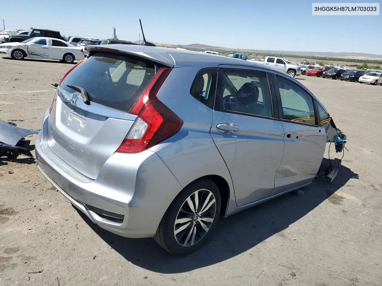 2020 Honda Fit Ex VIN: 3HGGK5H87LM703033 Lot: 52206944