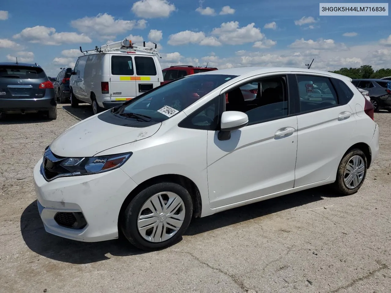 2020 Honda Fit Lx VIN: 3HGGK5H44LM716836 Lot: 57399464