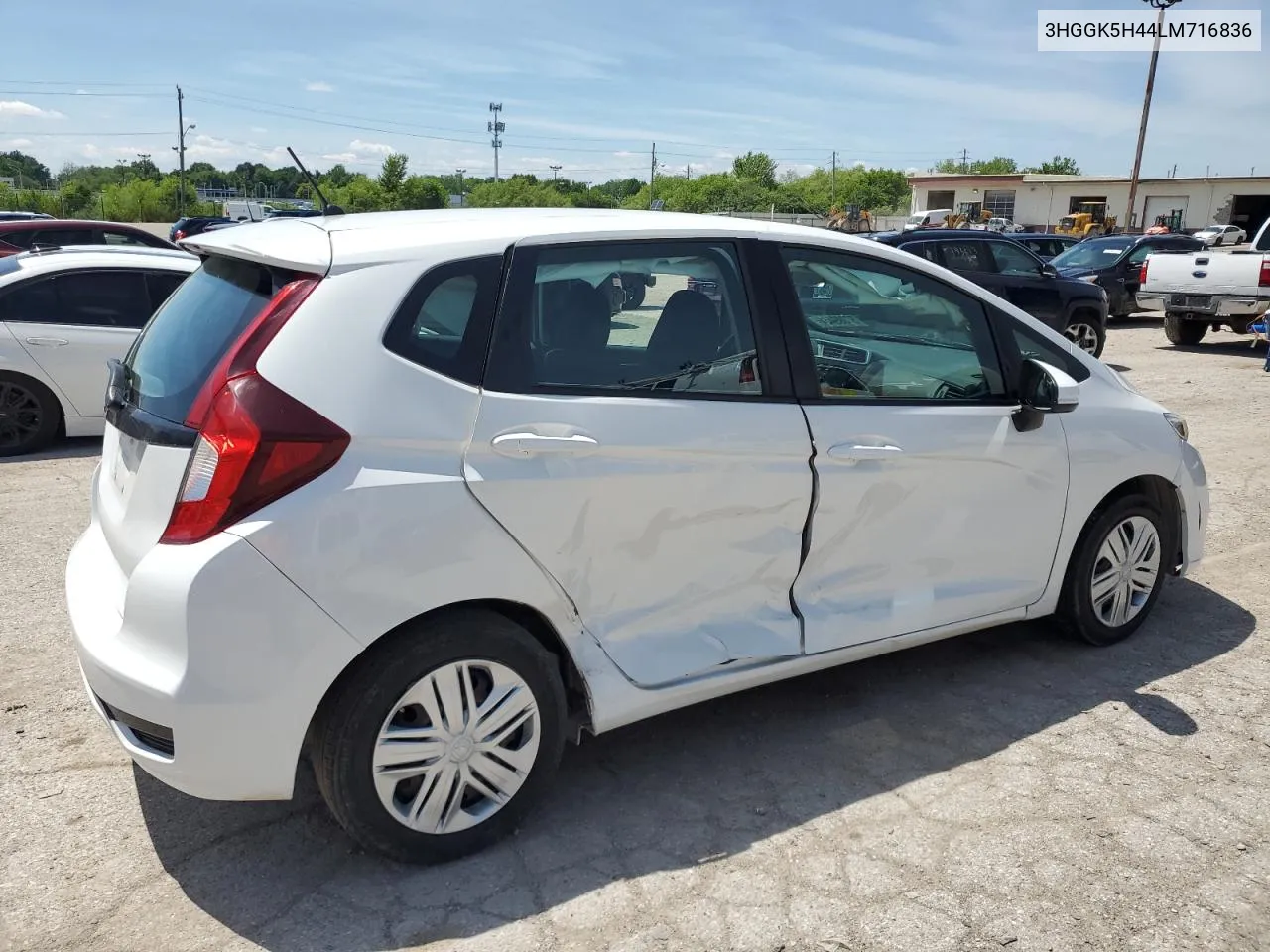 2020 Honda Fit Lx VIN: 3HGGK5H44LM716836 Lot: 57399464