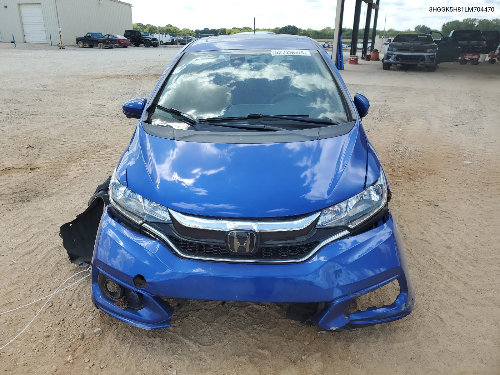 2020 Honda Fit Ex VIN: 3HGGK5H81LM704470 Lot: 62729604