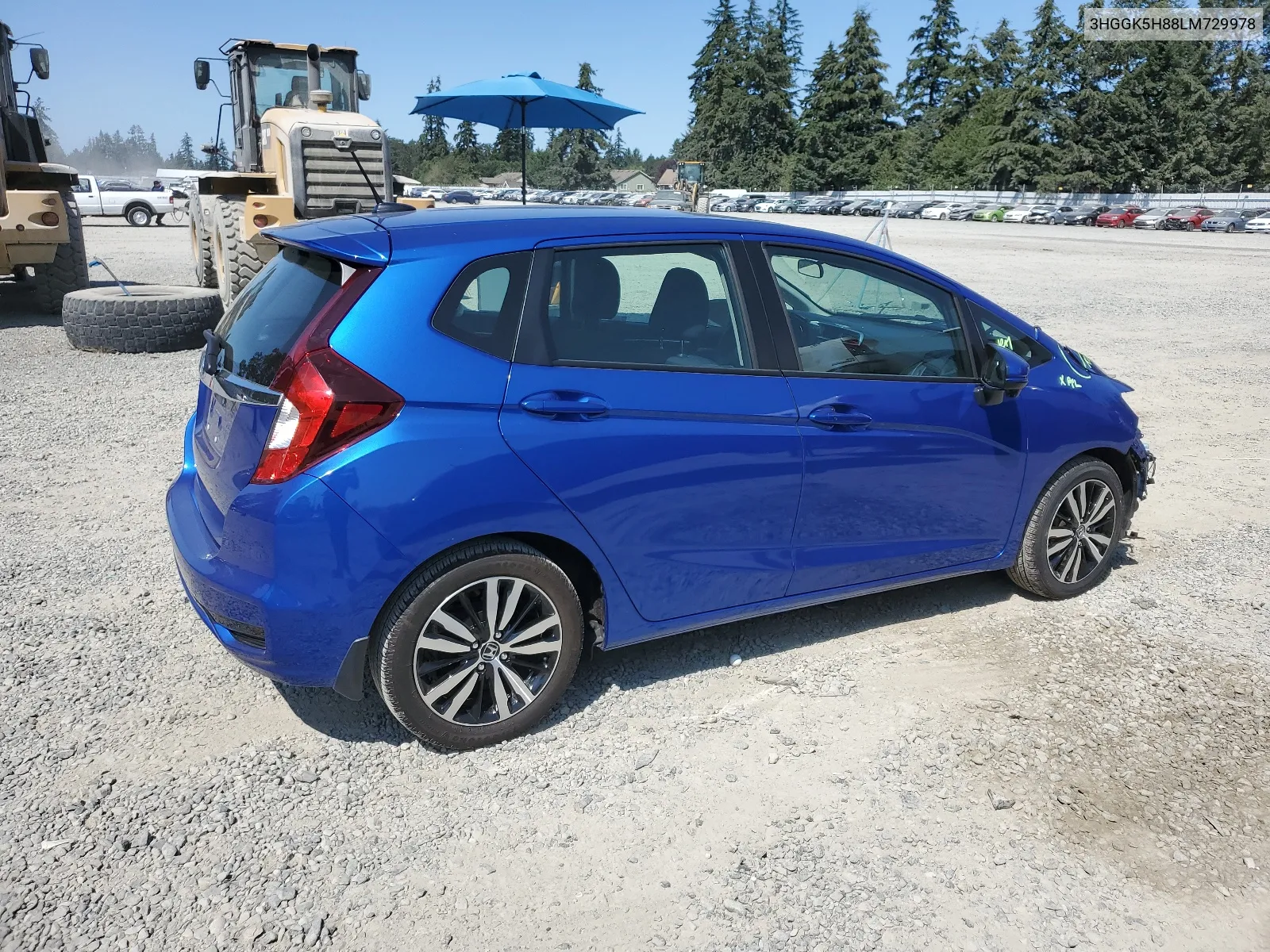 3HGGK5H88LM729978 2020 Honda Fit Ex