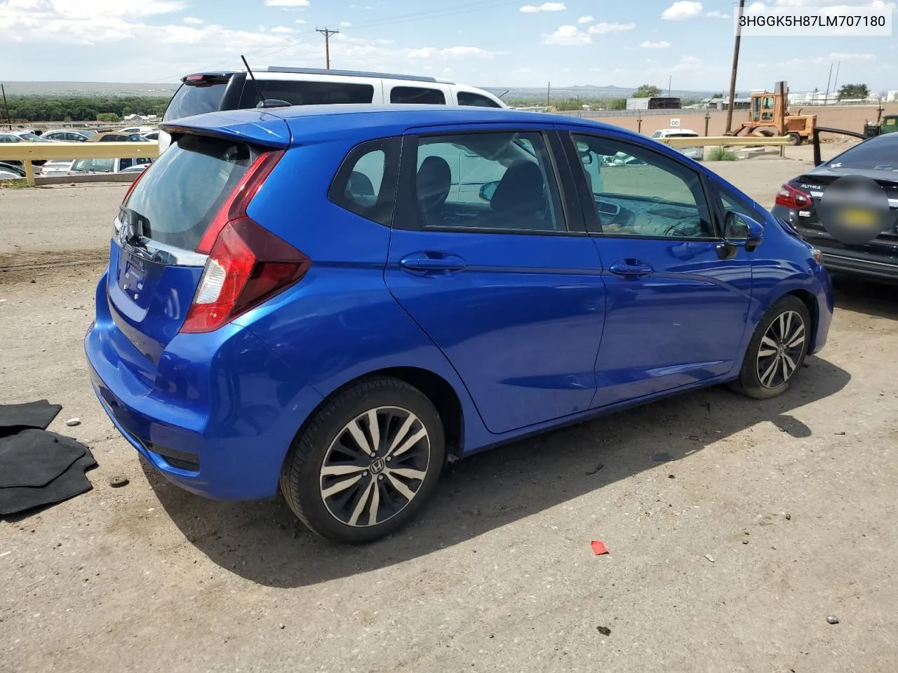 2020 Honda Fit Ex VIN: 3HGGK5H87LM707180 Lot: 65395804