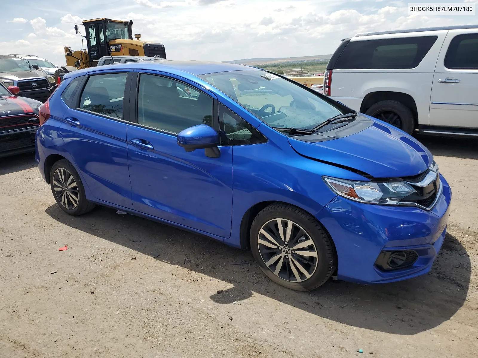 2020 Honda Fit Ex VIN: 3HGGK5H87LM707180 Lot: 65395804