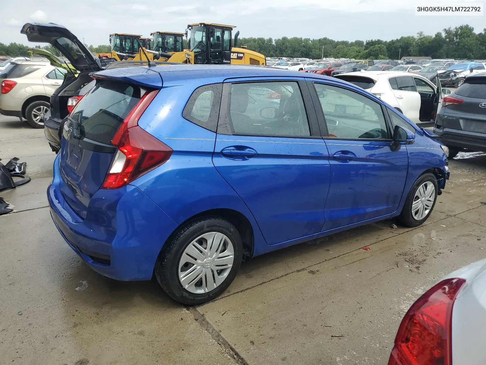 2020 Honda Fit Lx VIN: 3HGGK5H47LM722792 Lot: 67082194