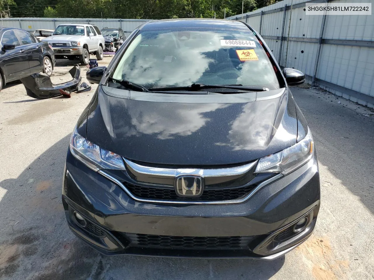 2020 Honda Fit Ex VIN: 3HGGK5H81LM722242 Lot: 69088644