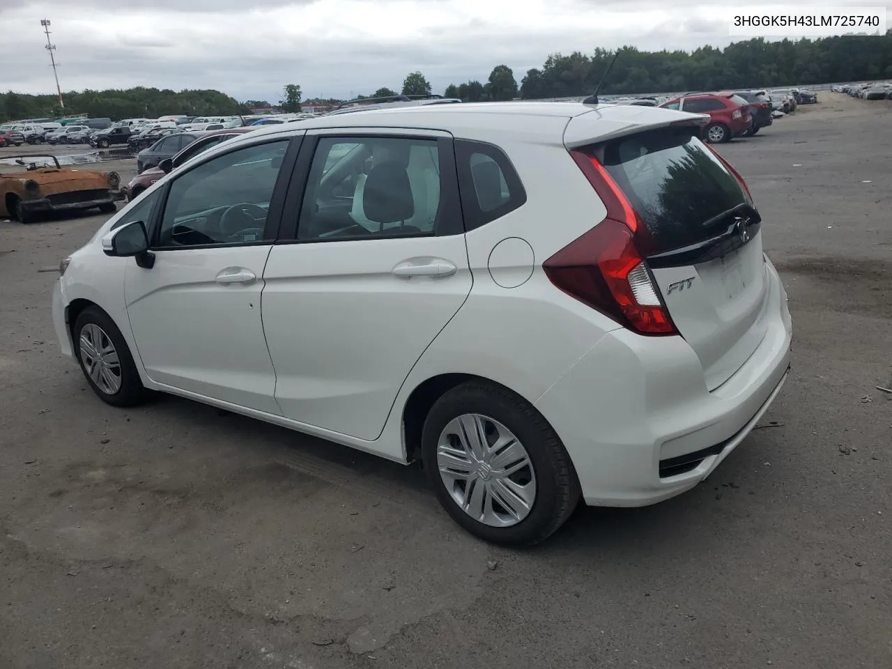 2020 Honda Fit Lx VIN: 3HGGK5H43LM725740 Lot: 69726234