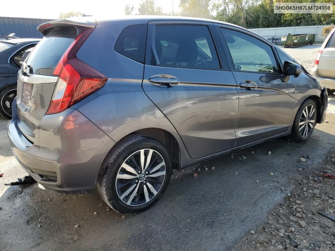 2020 Honda Fit Ex VIN: 3HGGK5H87LM724108 Lot: 71642824