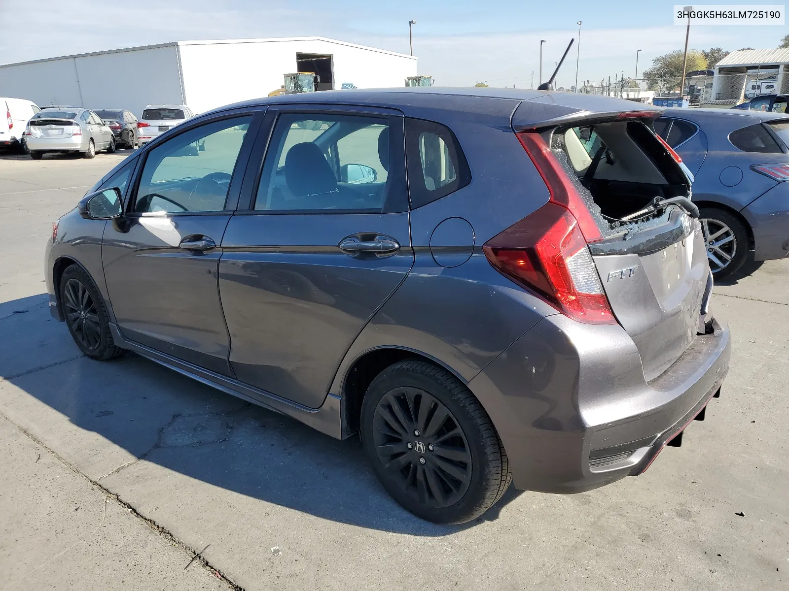 2020 Honda Fit Sport VIN: 3HGGK5H63LM725190 Lot: 76008403