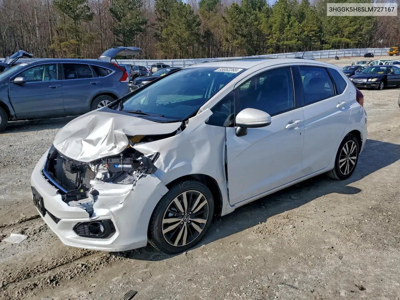 3HGGK5H85LM727167 2020 Honda Fit Ex
