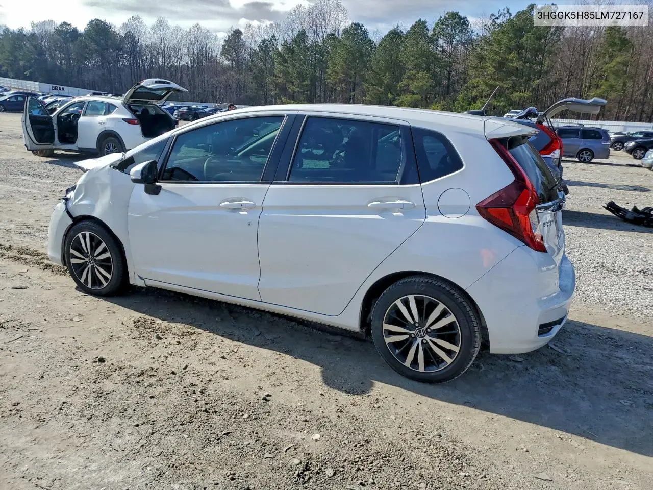 3HGGK5H85LM727167 2020 Honda Fit Ex