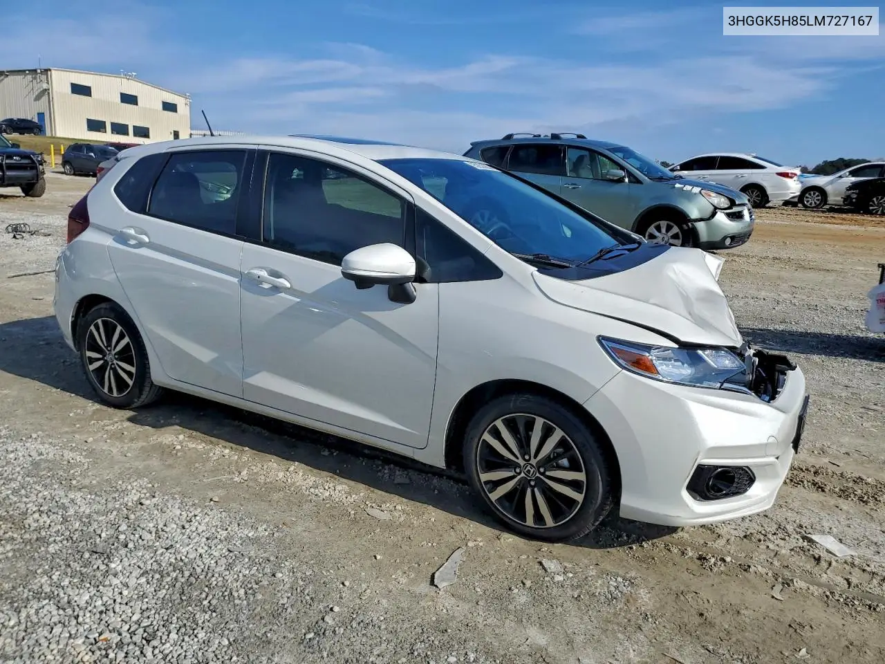 3HGGK5H85LM727167 2020 Honda Fit Ex
