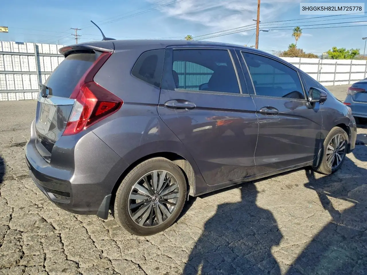 3HGGK5H82LM725778 2020 Honda Fit Ex