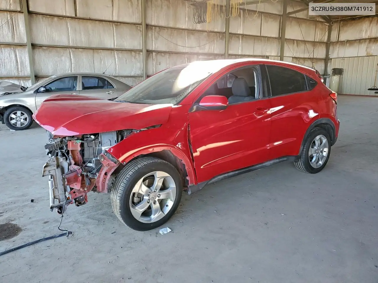 3CZRU5H38GM741912 2015 Honda Hr-V Lx