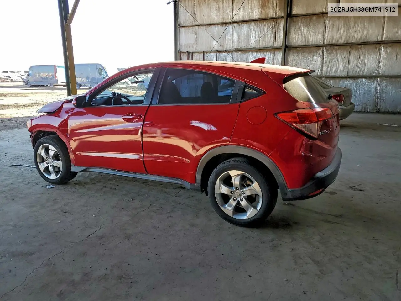 3CZRU5H38GM741912 2015 Honda Hr-V Lx