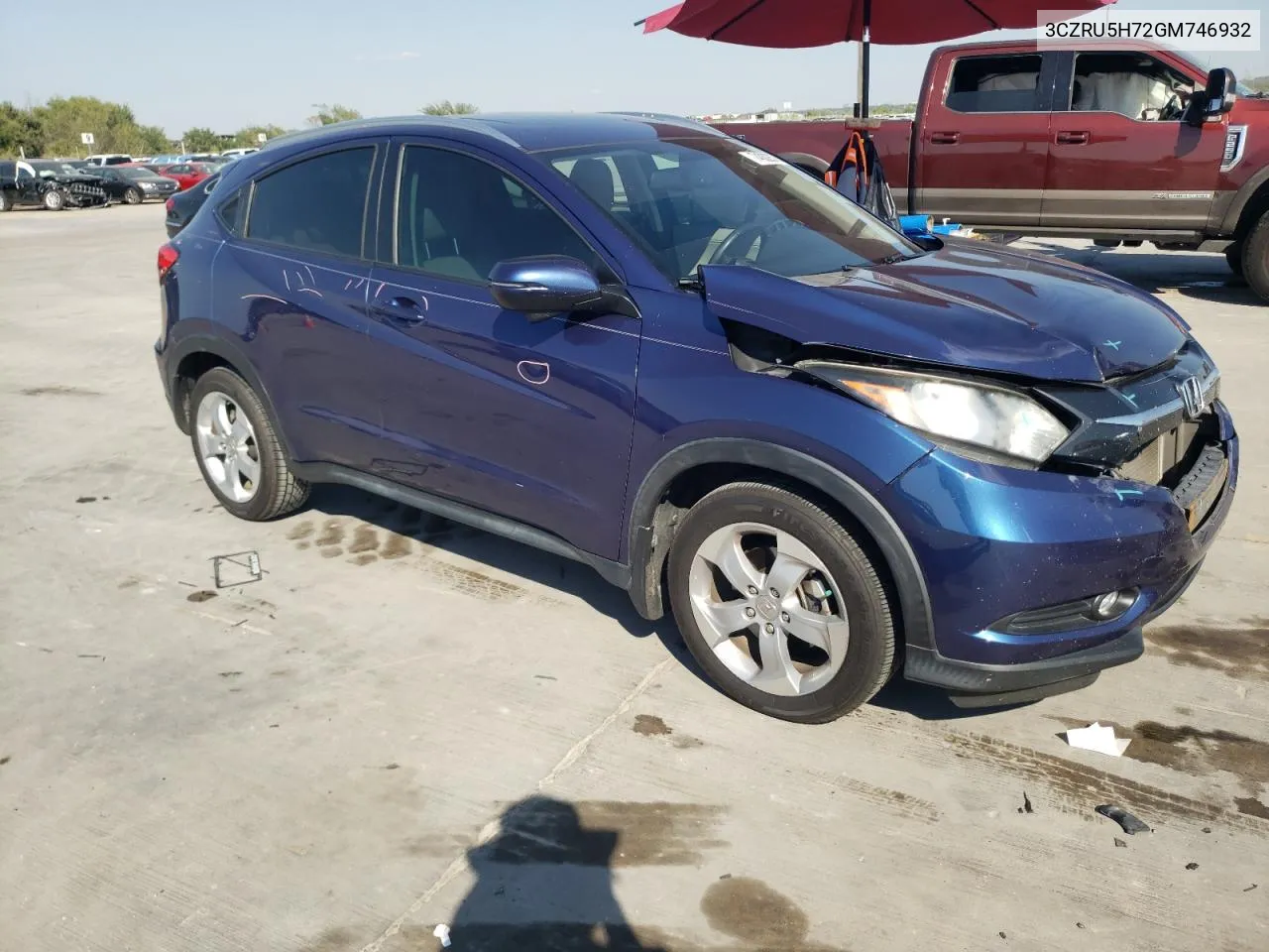 3CZRU5H72GM746932 2016 Honda Hr-V Exl