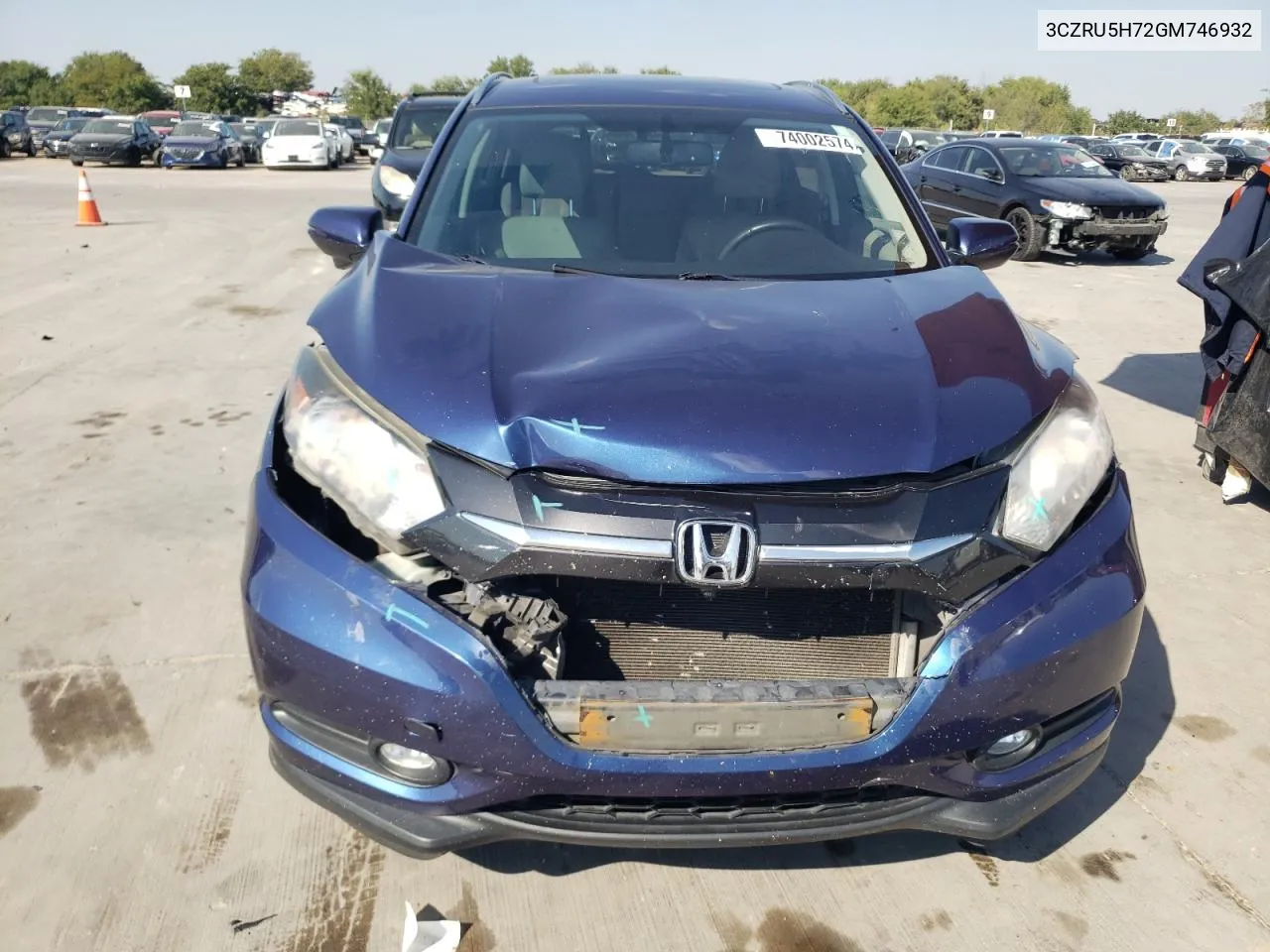 3CZRU5H72GM746932 2016 Honda Hr-V Exl