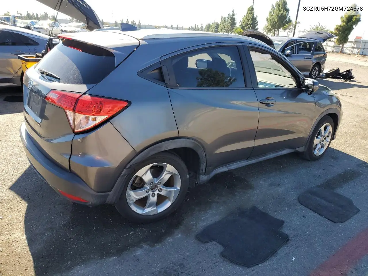 3CZRU5H72GM724378 2016 Honda Hr-V Exl