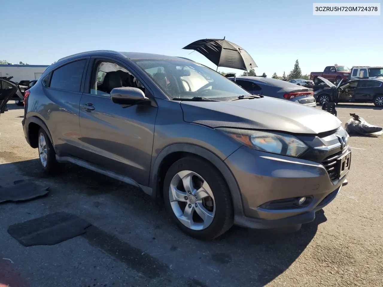 3CZRU5H72GM724378 2016 Honda Hr-V Exl
