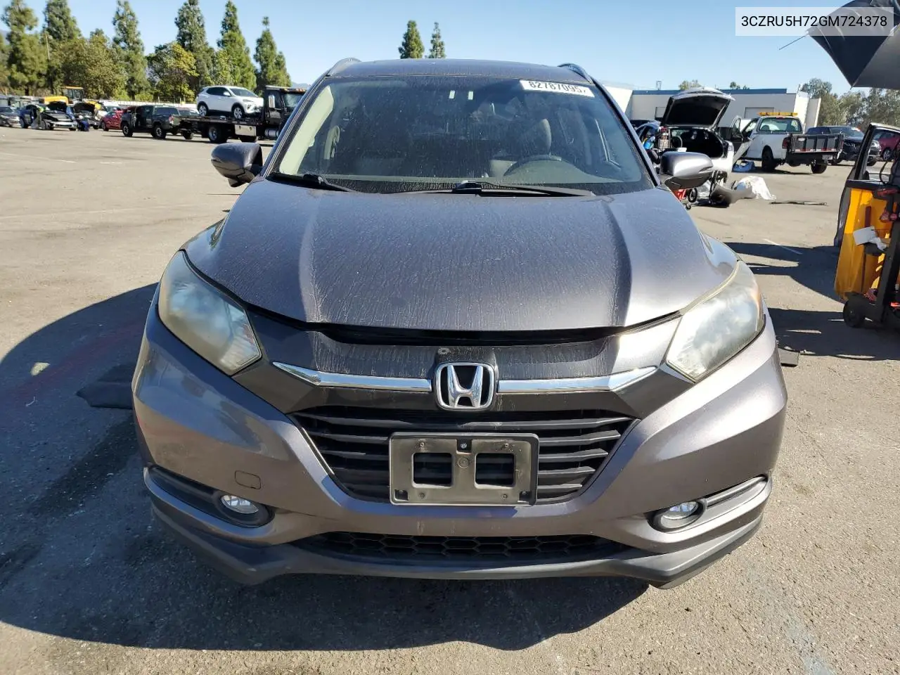 3CZRU5H72GM724378 2016 Honda Hr-V Exl