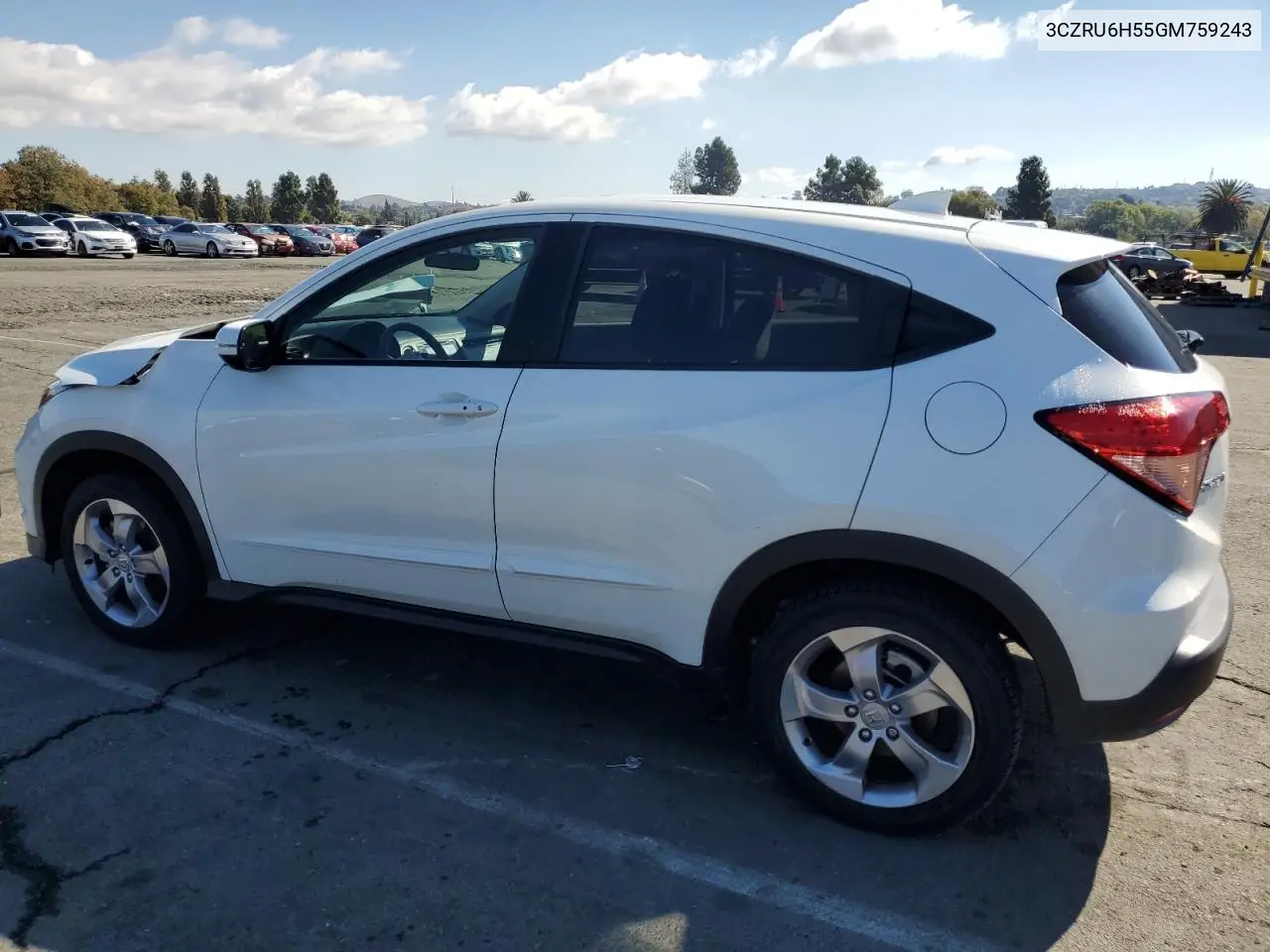 3CZRU6H55GM759243 2016 Honda Hr-V Ex