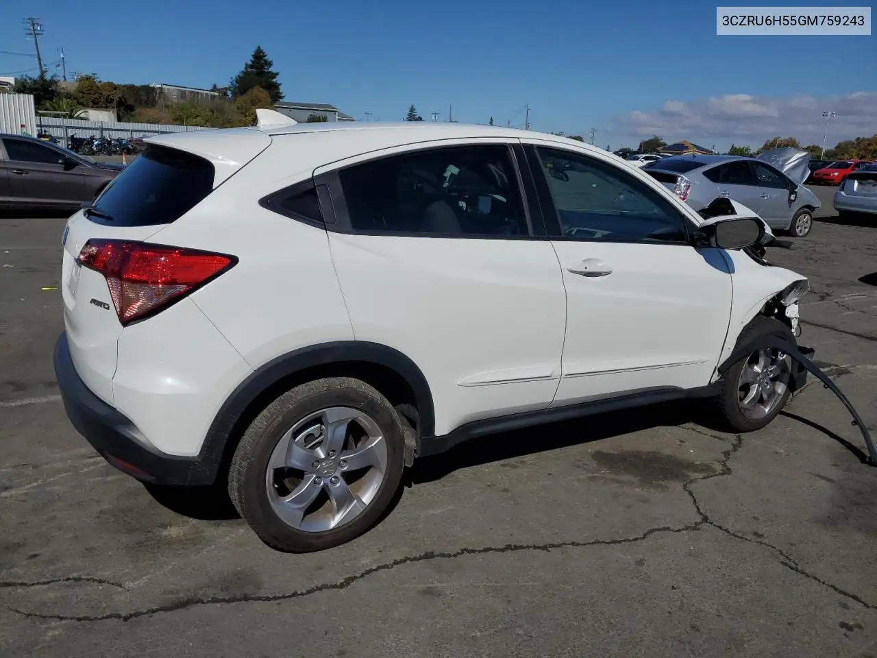 3CZRU6H55GM759243 2016 Honda Hr-V Ex