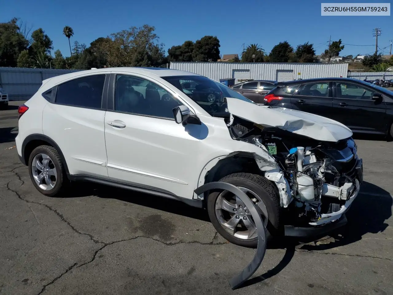 3CZRU6H55GM759243 2016 Honda Hr-V Ex