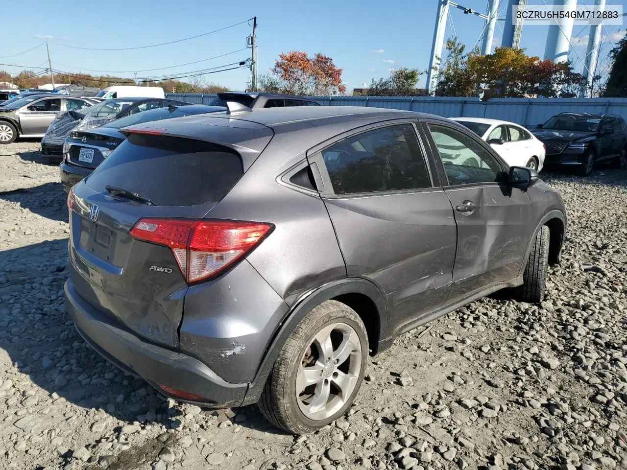 3CZRU6H54GM712883 2016 Honda Hr-V Ex