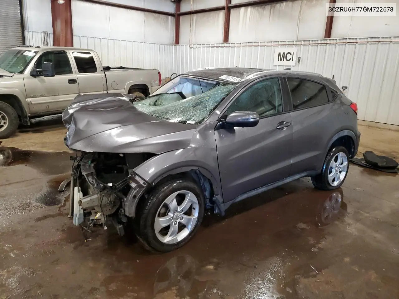 3CZRU6H77GM722678 2016 Honda Hr-V Exl