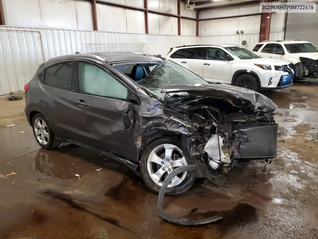 3CZRU6H77GM722678 2016 Honda Hr-V Exl