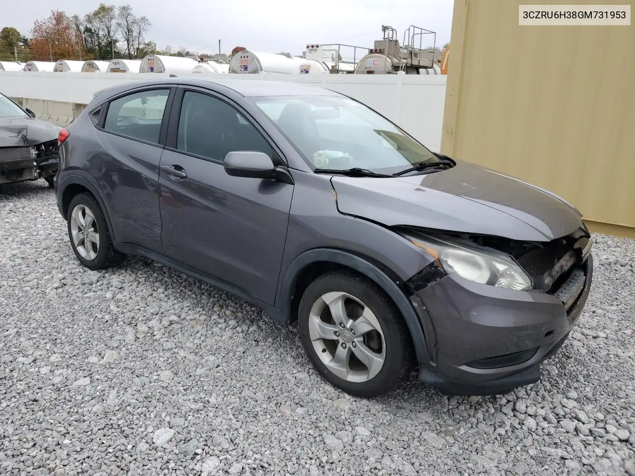 3CZRU6H38GM731953 2016 Honda Hr-V Lx