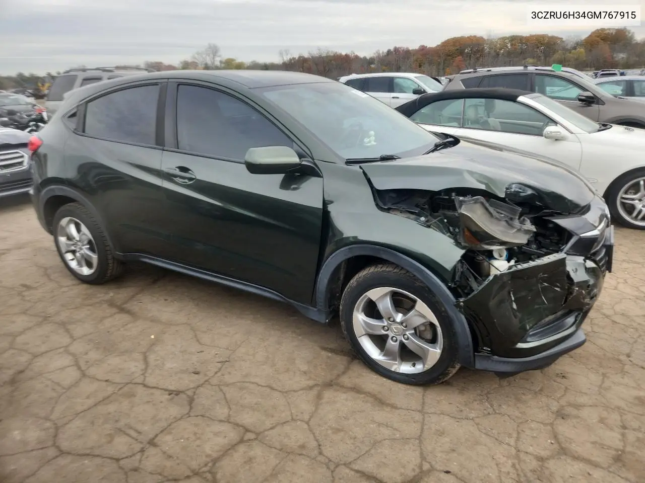 3CZRU6H34GM767915 2016 Honda Hr-V Lx